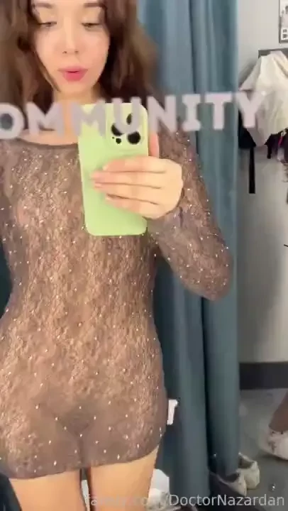 My bush is way too visible through that sheer fabric isn t that a 