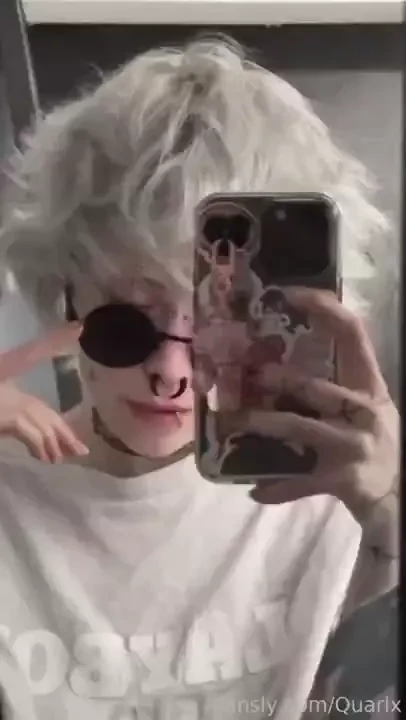 So gojo cosplay coming soon fyp ftm trans femboy tattoos piercings 