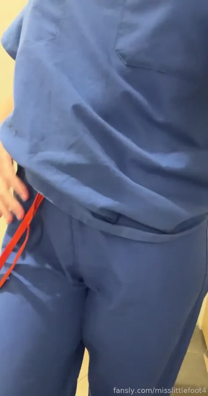 Getting undressed out of my scrubs at the end of the day for you do 
