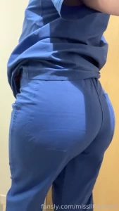 Do you like me even when i m clothed in my scrubs fyp bigass thick