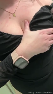 Feeling my titties up is always fun i love to rub and squeeze them fyp