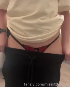 How do you like my gstring under my scrubs at work today i feel a part 1