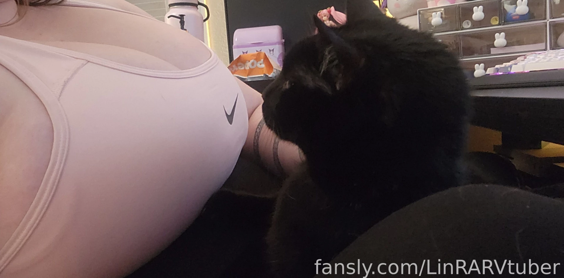 She loves boobies just like y all 