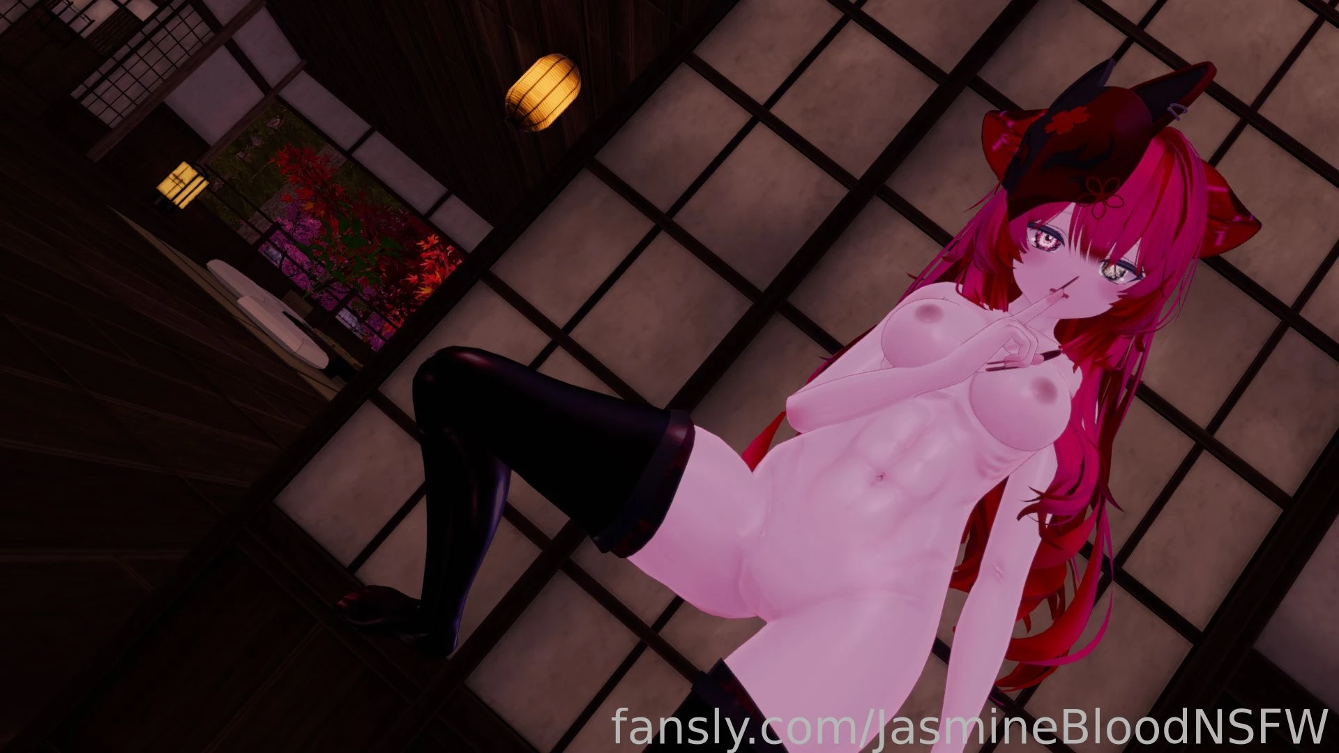 Shhhhh don t let them catch us vr 3d 3dmodel vtuber lewdtuber anime 