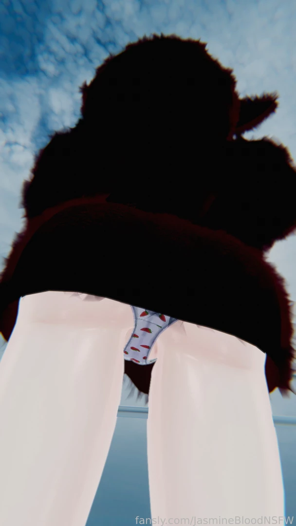 It s cloudy today clouds ass lewd vr anime hentai foxgirl frombehind 