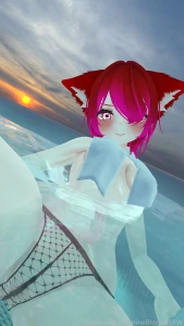 No i m wholesome vr lewd vrc fyp redhair foxgirl bathtowel