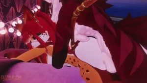 Stretching out with the big boy ---- fyp furry yiff vr vrfurry