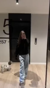 Mirror selfie with my furry friend longhair cute beauty lifestyle cozy