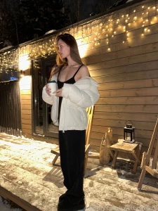 Cozy winter nights and hot cocoa vibes embracing the chill with warm