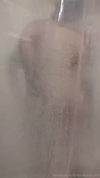 A hot shower is nice after filling up on filet mignon zucchini and 