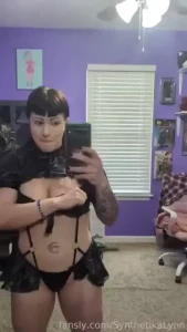 The blue outfit was fun next up is this black outfit that practically part 4