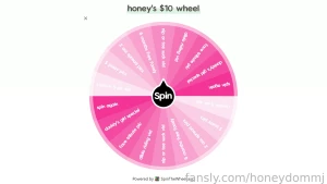 Introducing honey s new wheel spins i might make some more with larger