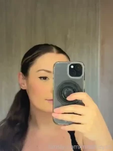 Watch till the end for a silly surprise lingerie funny milf brunette