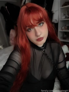 Recent dark kitty selfies part 6