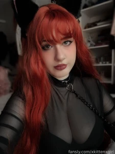 Recent dark kitty selfies part 2