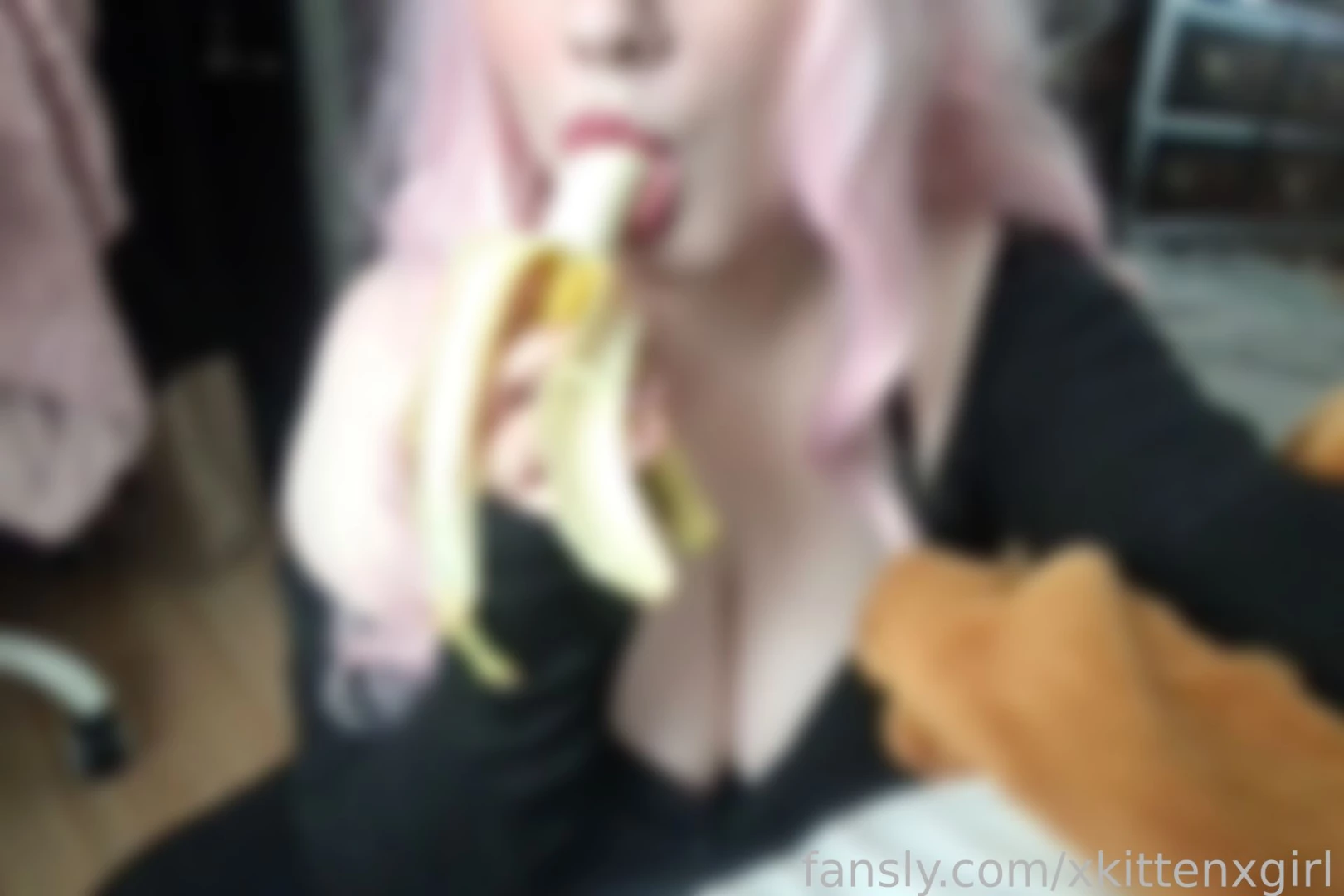 Do you like how i suck it chubby curvy sucking foodplay pinkhair part 3 