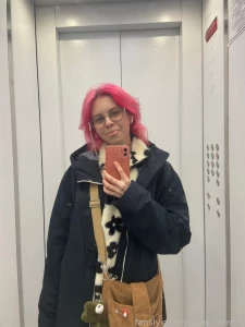 A photo from the elevator it s almost evening and i still have a lot