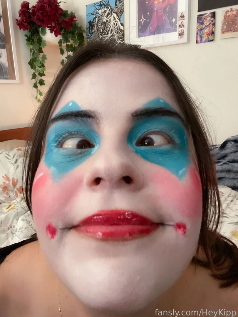 Silly clown just being silly clown costume 