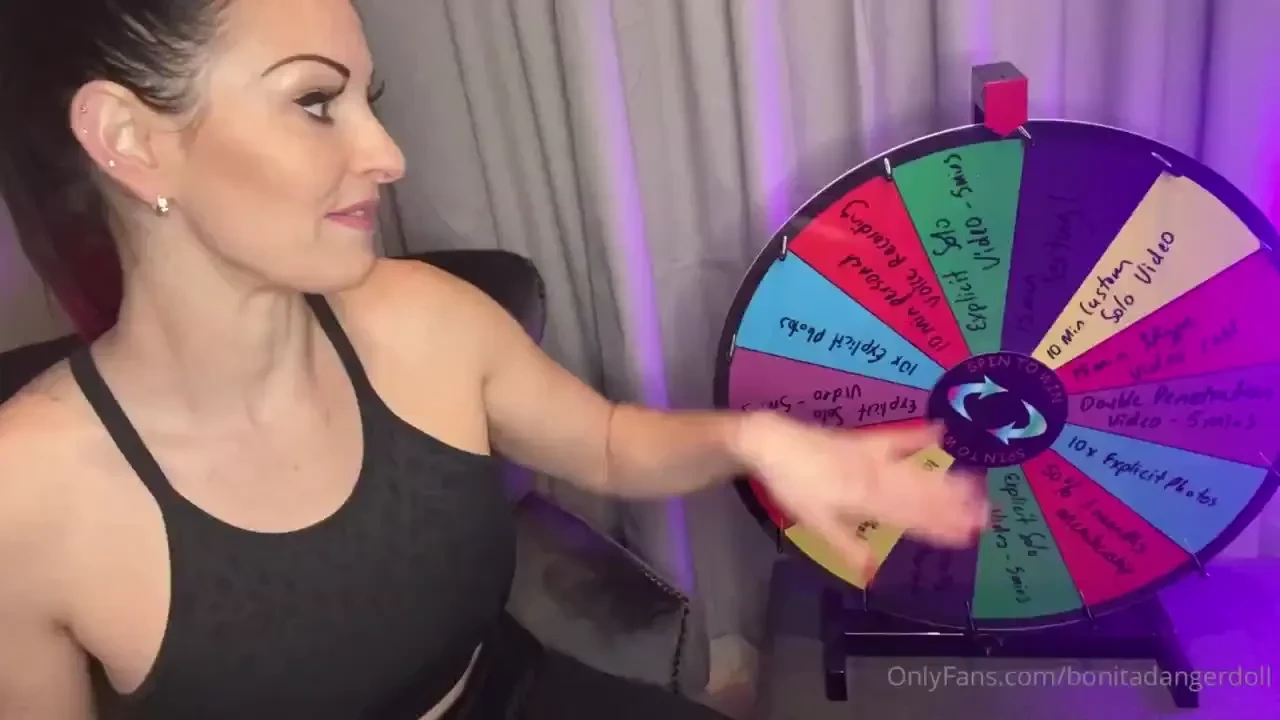 Aaron 5 spins for his 30 tip thank you hunny xx 