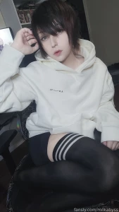 Moody boy with a big butt femboy