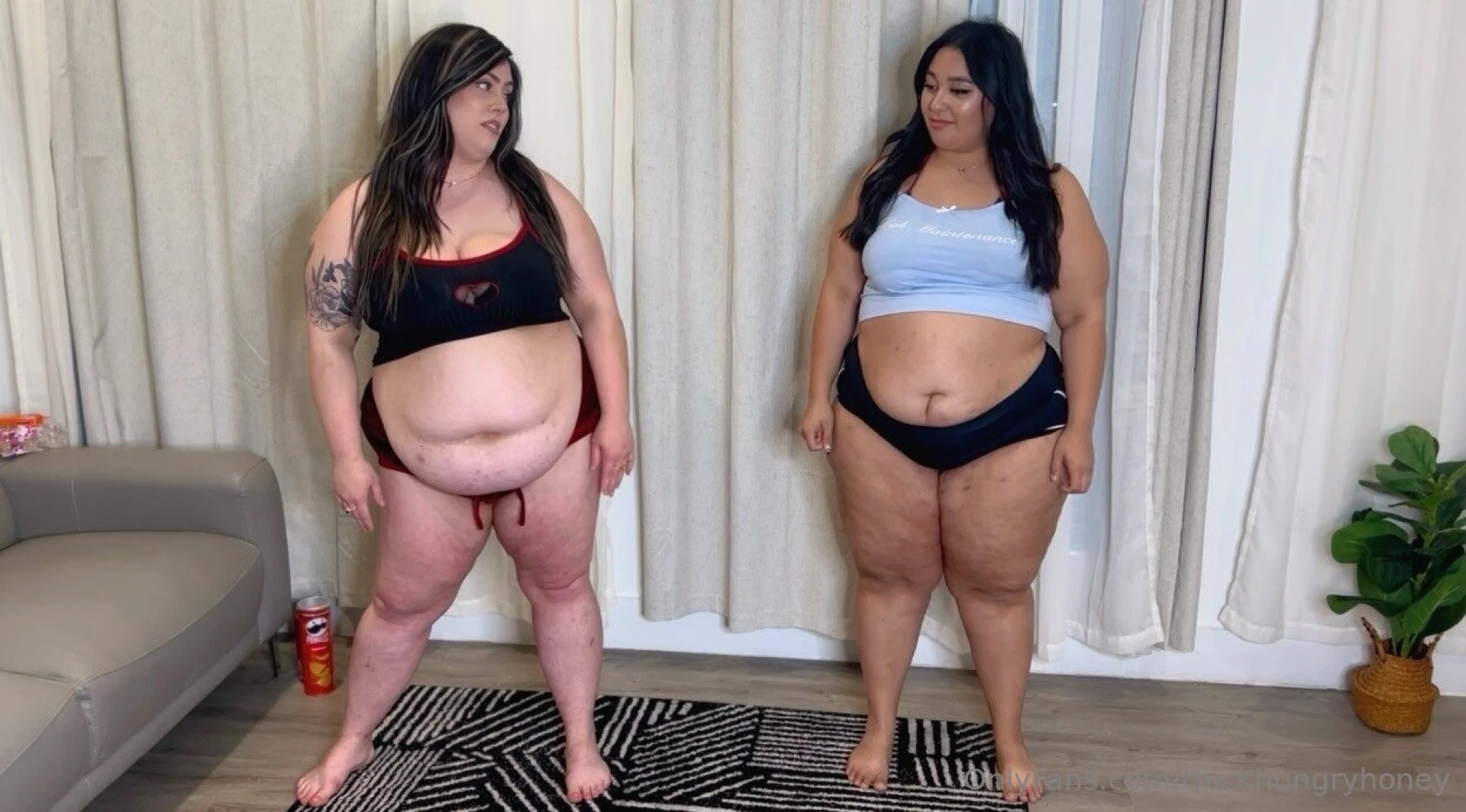 Two hot fatties stretching is definitely better than one part 17 
