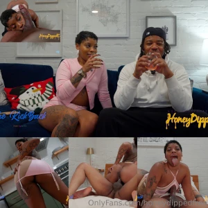 Interview turned hot amazing sex turned into a very messy creampie amp