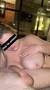 If you like watching me suck a dick how i get fucked between my tits part 1