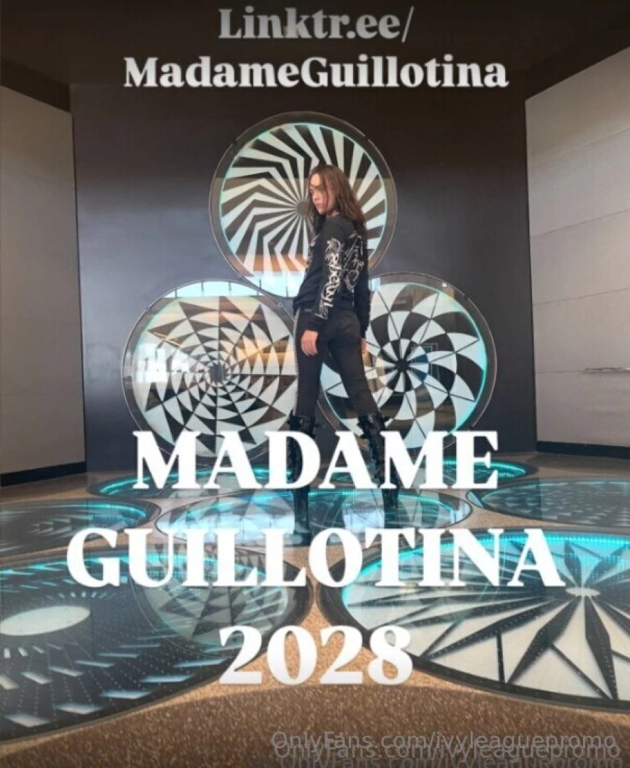 Madameguillotina hey babes my name is tina guillotina i m the baddest 