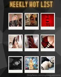 Presenting the latest hot list - a showcase of the most sexy girls on part 27