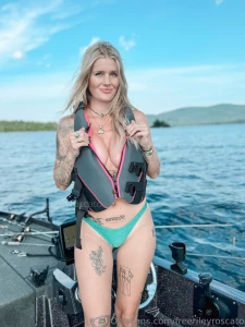 No bikini top just a life jacket