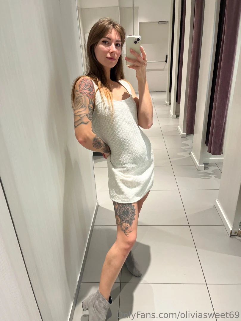 Already a favorite kind of photo me trying on some dresses and 