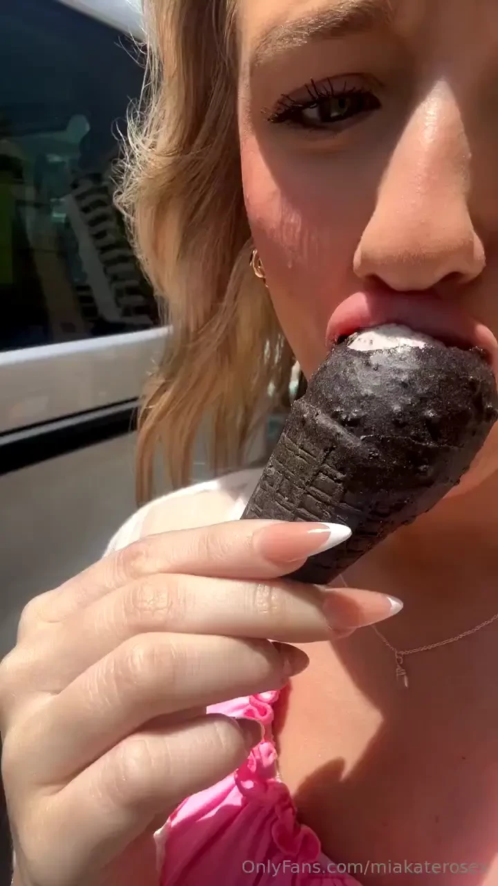 These ice lollies are perfect for practicing technique if you get what 