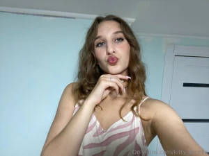 Kiss me through the screen feeling playful and a little bit naughty