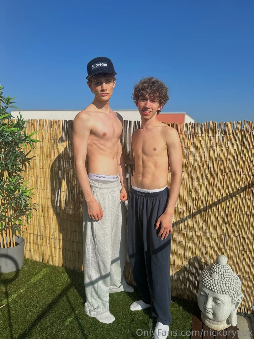 Swipe to pull down our pants check out noahbryce part 1 