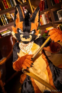 You guys get the first sneak peak into my new suit made by furmomy