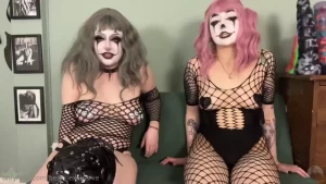 Wank at work- cuckles twins give you some daring femdom tasks