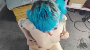 Drooly clowngirl bj- this drooly clown s favourite meal is cock spit