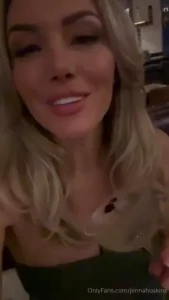 Tip for drinks good evening who s having some of the action jenna is