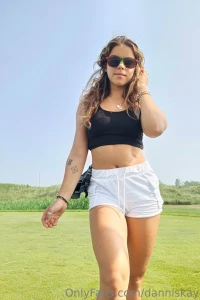 Golf outing and sunny skies