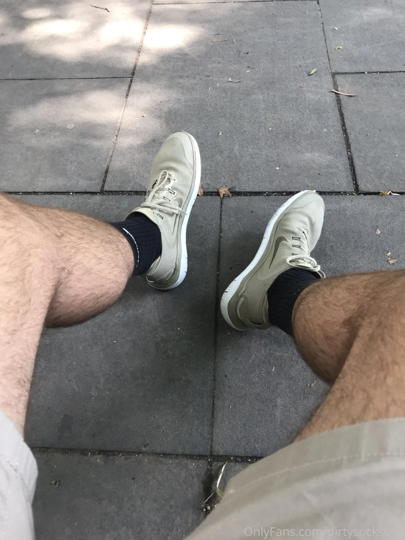 Went to the park after being in my shoes and nike socks all day felt part 2 