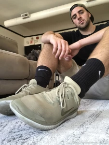 Went to the park after being in my shoes and nike socks all day felt