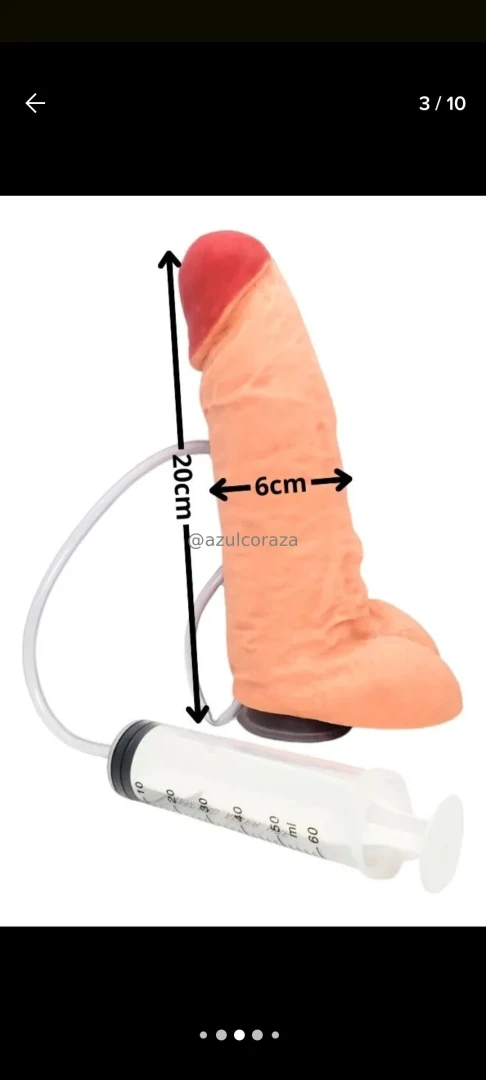 I found this ejaculating dildo i ve had the fantasy of putting your part 1 