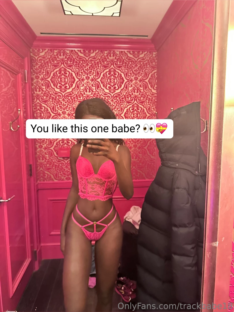 I m shopping for new lingerie babe do you like this pink one 