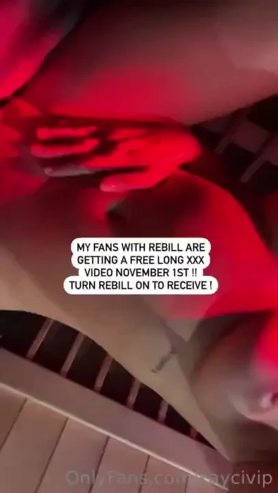 My fans with rebill are getting a free long xxx video november 1st 