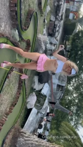 kayci - Happy friday baby would you go golfing with me do you think you could 