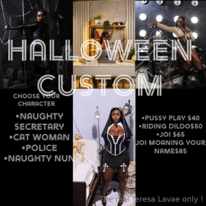 Spooky halloween costum