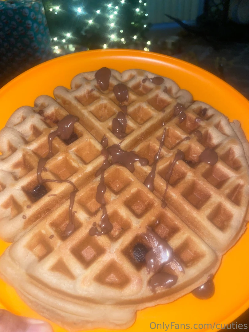 Cookin with cuuties chocolate waffle part 1 