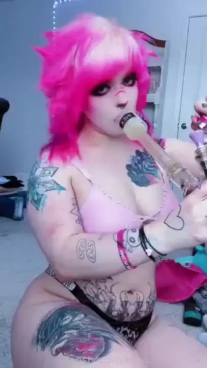 Will u cum smoke a bowl with me w fyp intersex trans smoking stoner part 17 