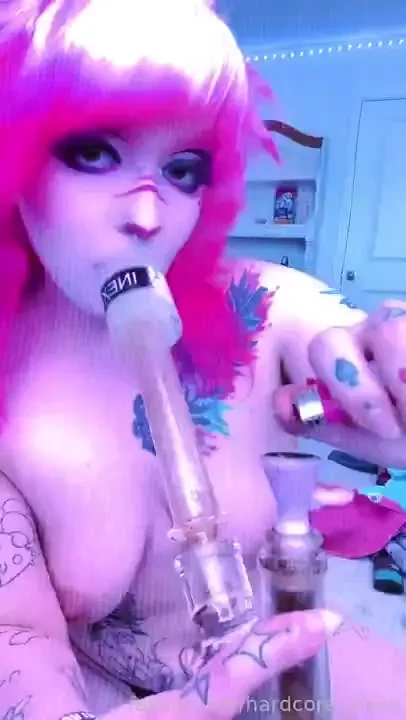 Will u cum smoke a bowl with me w fyp intersex trans smoking stoner part 12 