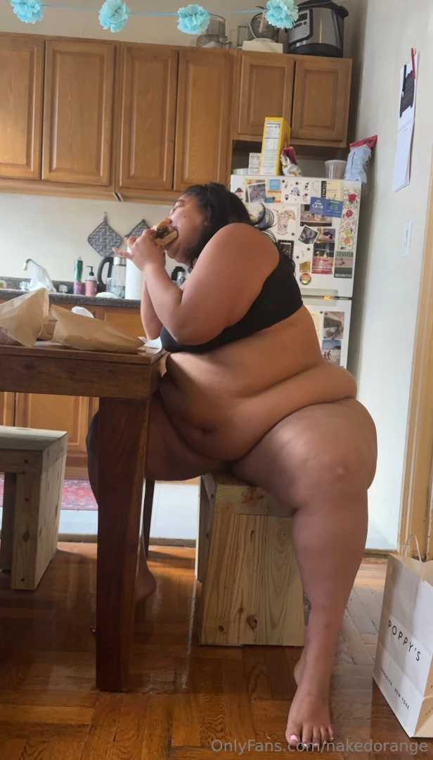 Turning myself into an ssbbw 13 minute stuffing video part 6 